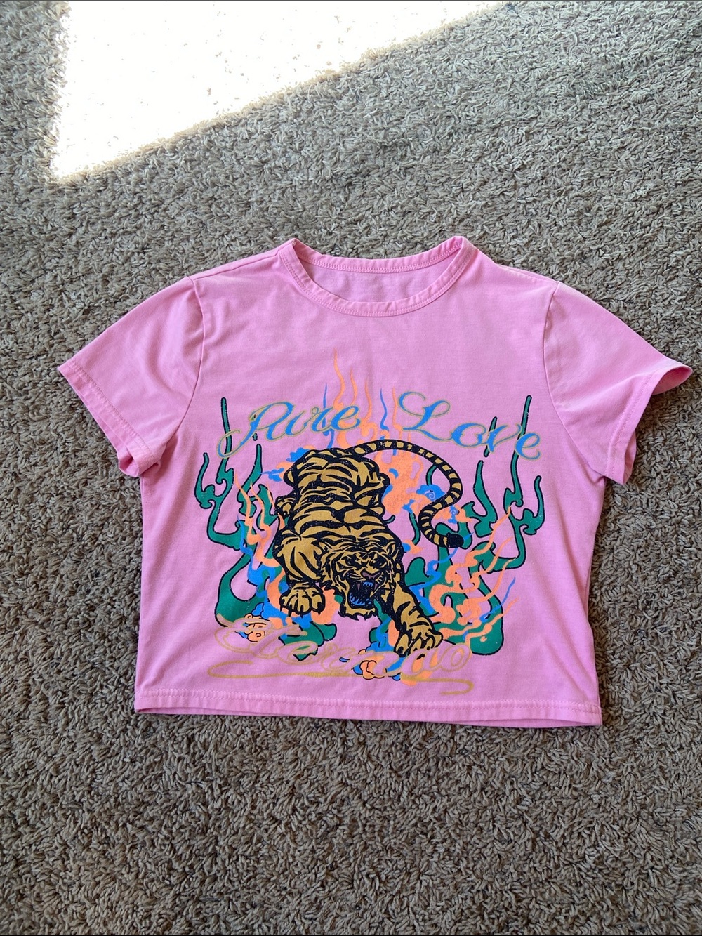 Pink Pure Love Crop Top